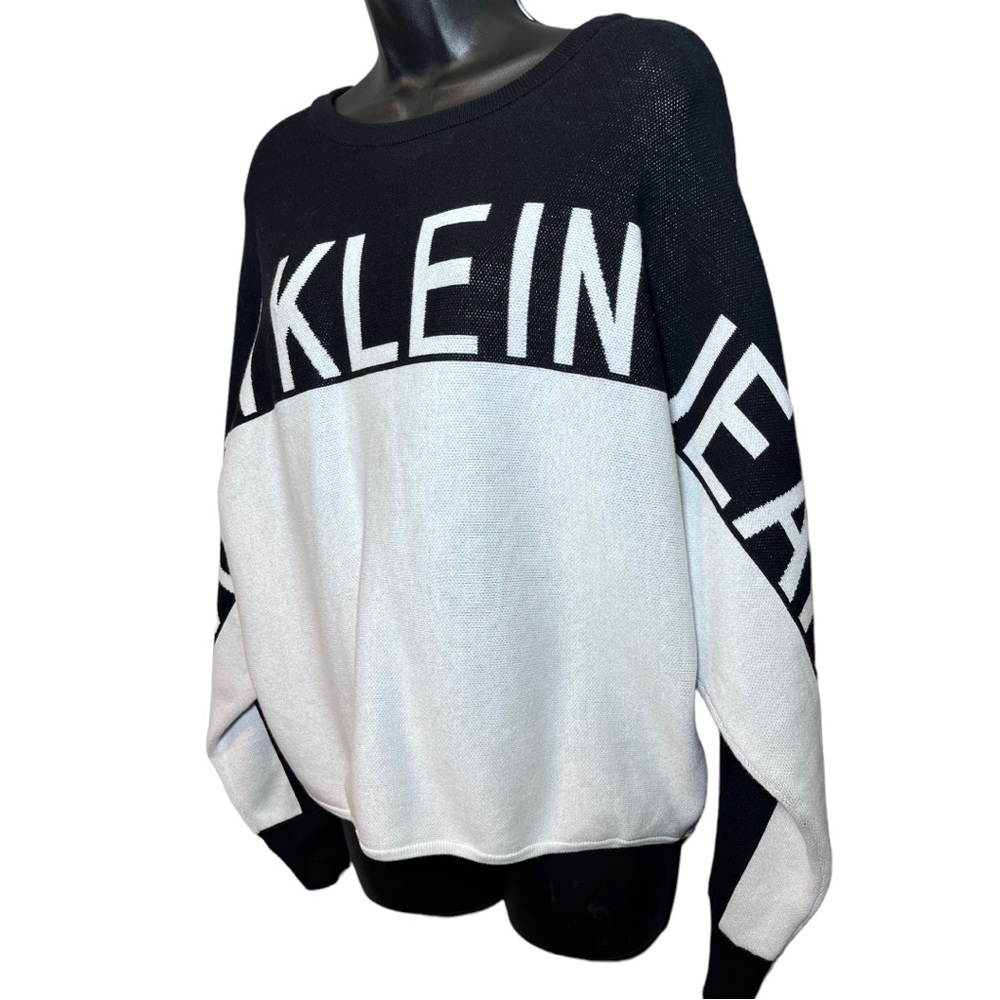 CALVIN KLEIN Logo Print Sweater - Picture 2 of 3